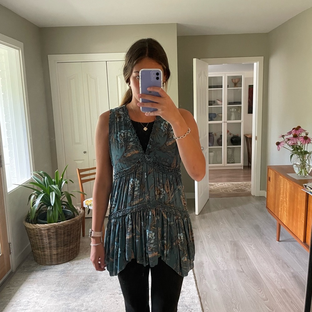 Free People Tunic Mini Dress size small